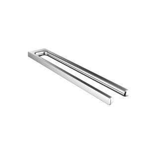 Trend 0250.001.46 Lateral Fixed Double Towel Bar in Polished Chrome, 16.9"