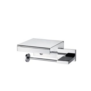 Carmel 2642 Toilet Paper Holder with Cover in Polished Chrome