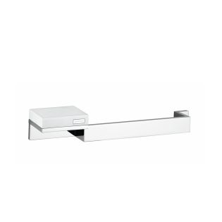 Demetra 1925 Towel Bar with Integrated Soap Dish in Polished Chrome, 17.7"