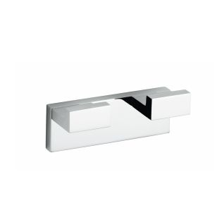 Demetra 1961 Double Bathroom Towel Hook in Polished Chrome