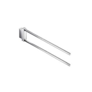 Divo A15150 Double Swivel Towel Bar in Polished Chrome, 15.4"
