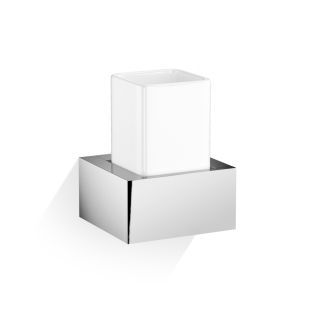 DW BK WMG Wall Mounted Ceramic Toothbrush Holder with Polished Chrome Holder