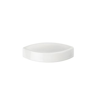 Glam 1622 Freestanding Ceramic Soap Dish in White