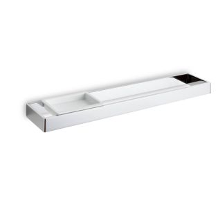 Icselle 52892 Freestanding Ceramic Soap Dish in Glossy White