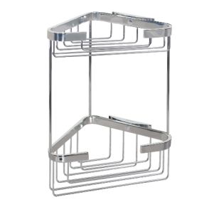 Lem 6221 Adhesive Shower Basket in Polished Chrome