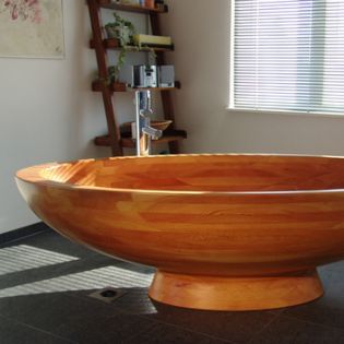 Madera M2 Designer Freestanding Wood Bathtub