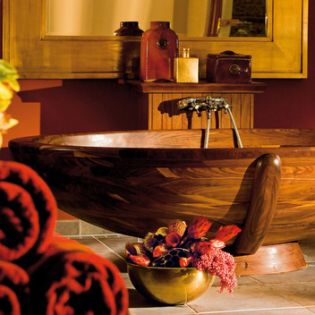 Madera M5 Designer Freestanding Wood Bathtub