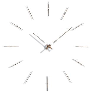 Mel 12N Wall Clock, Walnut Wood, Steel
