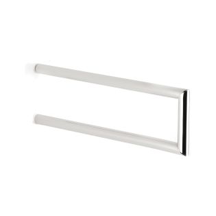 Sintesi 1214 Lateral Fixed Double Towel Bar in Polished Chrome, 15.4"