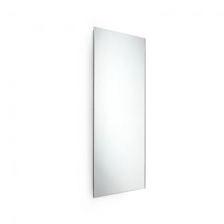 Speci 5655 Rectangular Bathroom Wall Mirror, Stainless Steel Frame, 17.3" x 39.4"