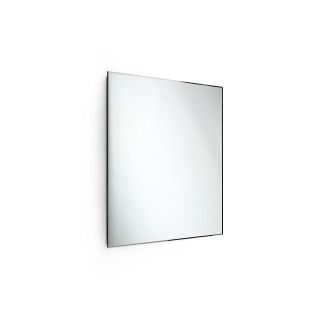 Speci 5660 Square Bathroom Wall Mirror, Stainless Steel Frame, 23.6" x 23.6"