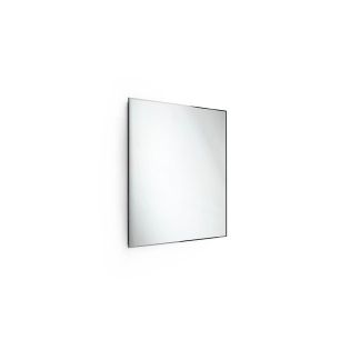 Speci 5661 Square Beveled Edge Bathroom Wall Mirror, Stainless Steel Frame, 31.5" x 23.6"