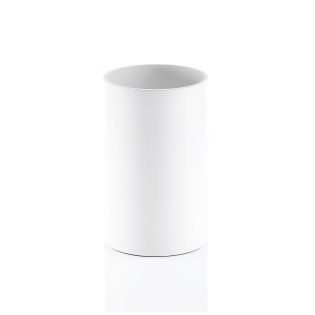 Stone BEOD Bathroom Wastebasket in Matte White