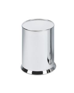 DW 35 Bathroom Wastebasket in Polished Chrome