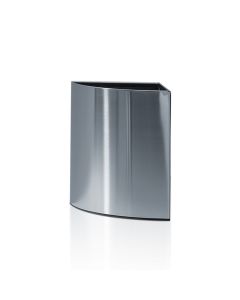 DW 309 Bathroom Wastebasket in Polished Stainless Steel