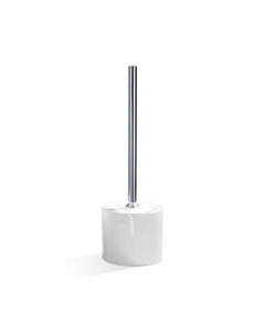 DW 5100 Freestanding Toilet Brush Holder in Polished Chrome, Ceramic Holder