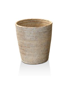 DW BASKET PK Bathroom Wastebasket in Light Rattan