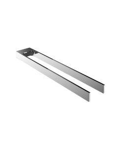 Art 1650.001.45 Lateral Fixed Double Towel Bar in Polished Chrome, 17.3"
