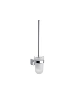 Mundo 3315.001.01 Wall Mounted Toilet Brush Holder in Polished Chrome, Opal Class Holder
