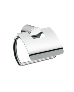 Rondo2 4500.001.00 Toilet Paper Holder with Cover in Polished Chrome