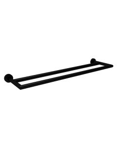 Baketo 5214.22 Double Towel Bar in Matte Black, 23.6"