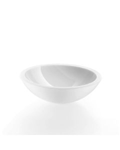 Acquaio 53696 Round Glass Vessel Bathroom Sink, 16.7"