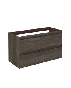 Ambra 100 Base Wall Mounted / Floating Bathroom Vanity, Base Only, 39.4"