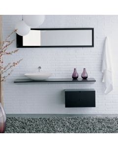 Atrio 51.56.76 Wall Mounted Wood Bathroom Countertop, 43.3"