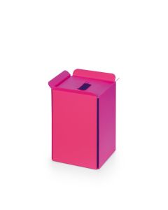 Bandoni 53442 Metal Bathroom Wastebasket in Pink