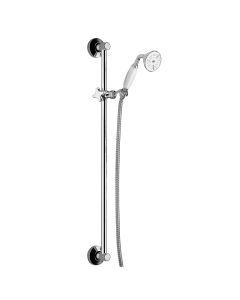 Belinda ZSAL 070 Shower System in Polished Chrome, Includes Hand Shower and Slide Bar