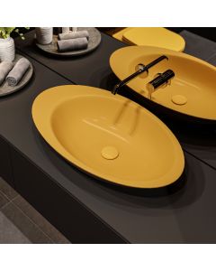 Bloom 74.42 Specialty Ceramic Vessel Bathroom Sink, 29.1"