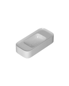 Cameo 60.28 Rectangular Ceramic Vessel or Wall Mounted Bathroom Sink, 23.6"