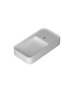 Cameo 75.40F Rectangular Ceramic Vessel Bathroom Sink, 29.5"