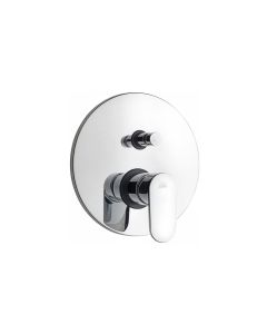 Candy CA 015 Single Lever Bath Mixer in Polished Chrome, Includes Rough-in Valve