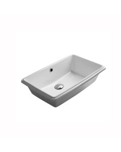 City 54.35 Rectangular Cerarmic Undermount Bathroom Sink, 21.3"