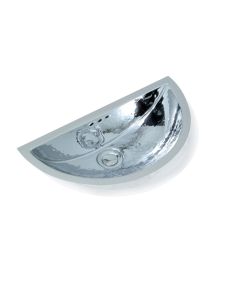 Colombine 1010 U-Shaped Metal Undermount Bathroom Sink, 16.1"