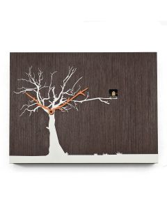 CuCuRuKu 1767-68 Cuckoo Clock, Natural Wenge