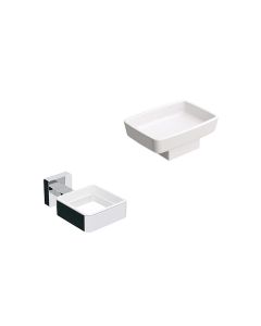 Dado 61201+61222 Wall Mounted Ceramic Soap Dish