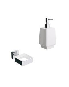 Dado 61201+61223 Wall Mounted Ceramic Soap Dispenser