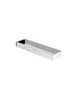 Demetra 1914 Lateral Fixed Double Towel Bar in Polished Chrome, 14.7"