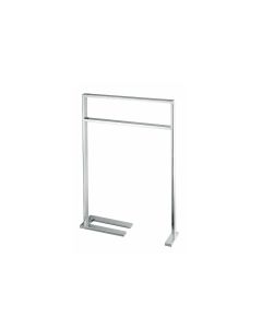 Demetra 1919 Freestanding Towel Rack in Polished Chrome