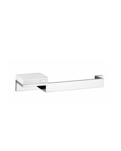 Demetra 1925 Towel Bar with Integrated Soap Dish in Polished Chrome, 17.7"