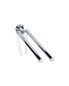 DW CL HTH2 Double Swivel Towel Bar in Polished Chrome, 16.0"