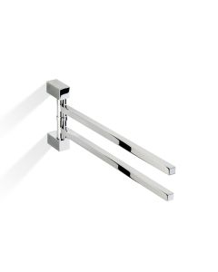 DW CO HTH2 Double Towel Bar in Polished Chrome, 14.7"