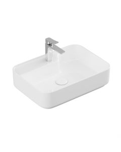 Edge 16750 Modern Ceramic Vessel Bathroom Sink, 19.7"