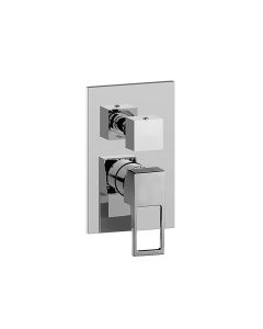 Elle EL 019 Concealed Three Outlet Shower Faucet in Polished Chrome, Includes Rough-in Valve and Trim