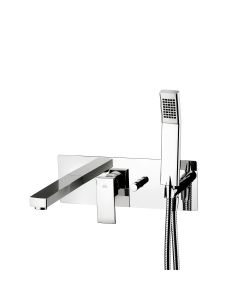 Elle EL 001 Shower System in Polished Chrome, Includes Hand Shower and Rough-in Valve