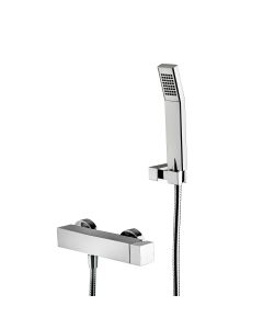 Elle EL 168D Shower System in Polished Chrome, Includes Hand Shower and Rough-in Valve