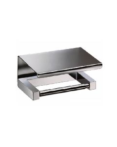 Flash L208C Toilet Paper Holder with Cover in Polished Chrome