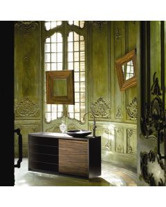 Gallery 55.56.01.269 Freestanding Bathroom Vanity in Ebony Wood, 47.2"